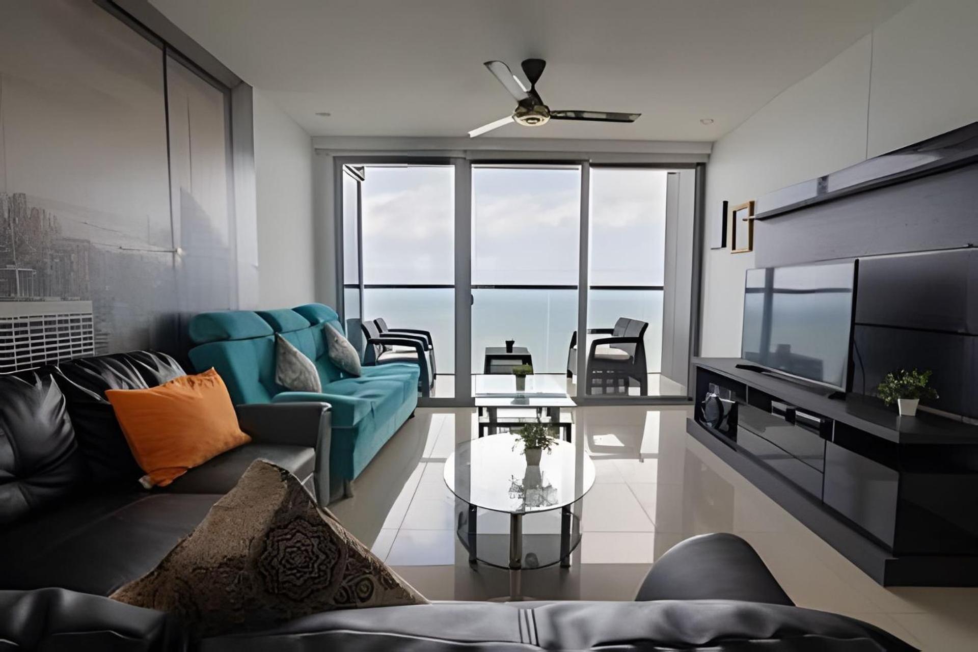 Espectacular Apto De 2 Hab En Piso 27-morros Apartamento *